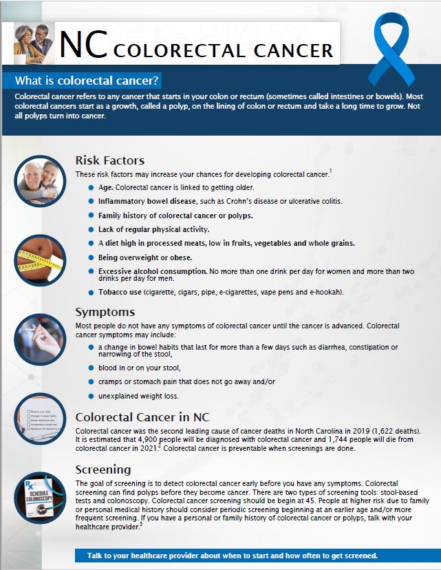 Colorectal Cancer Fact Sheet